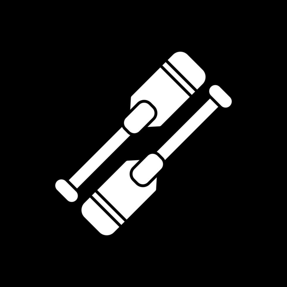 Oars Vector Icon Design