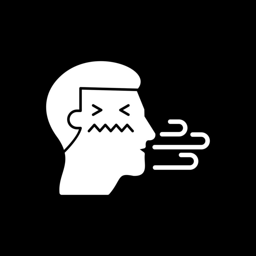 Bad breath Vector Icon Design