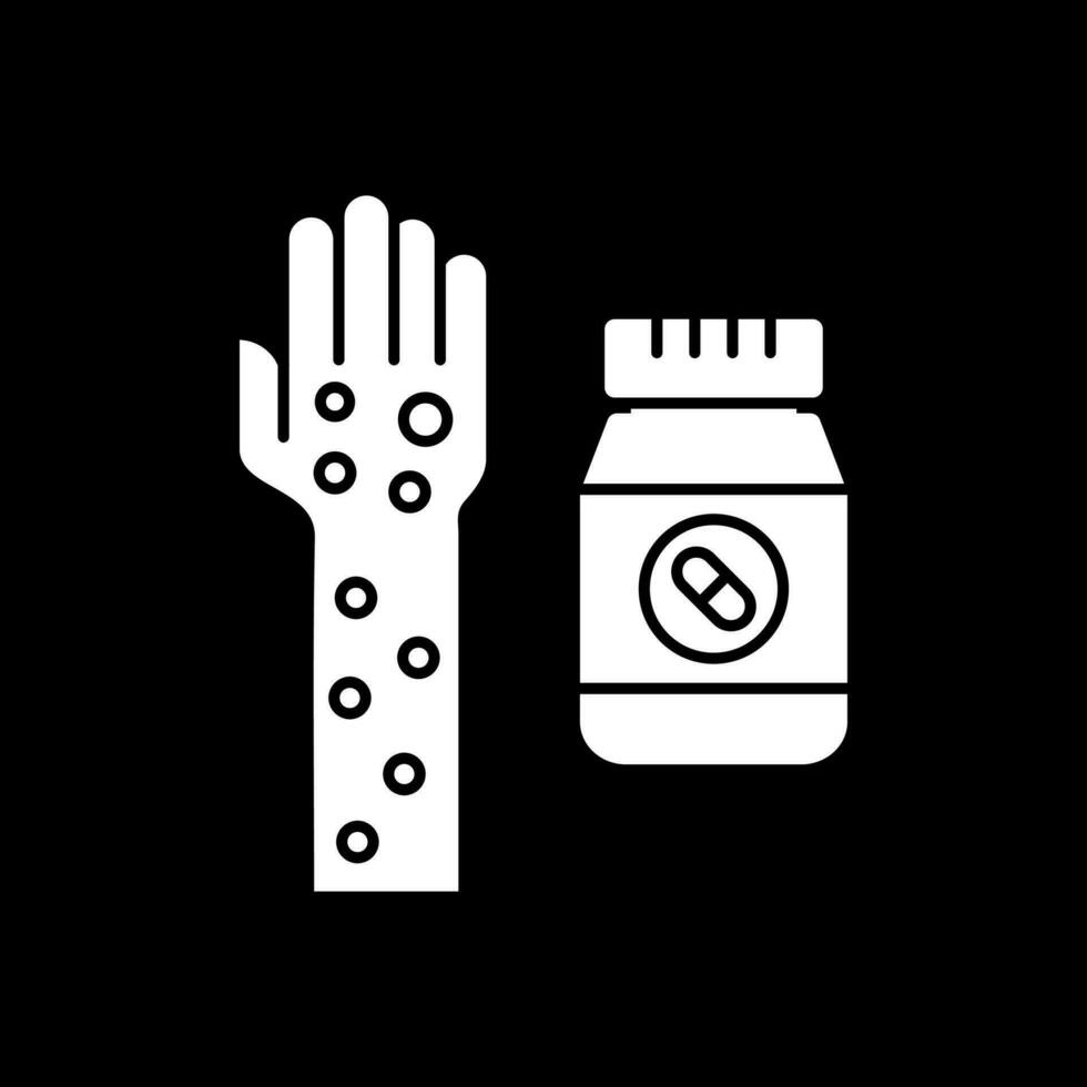 Drug allergy Vector Icon Design