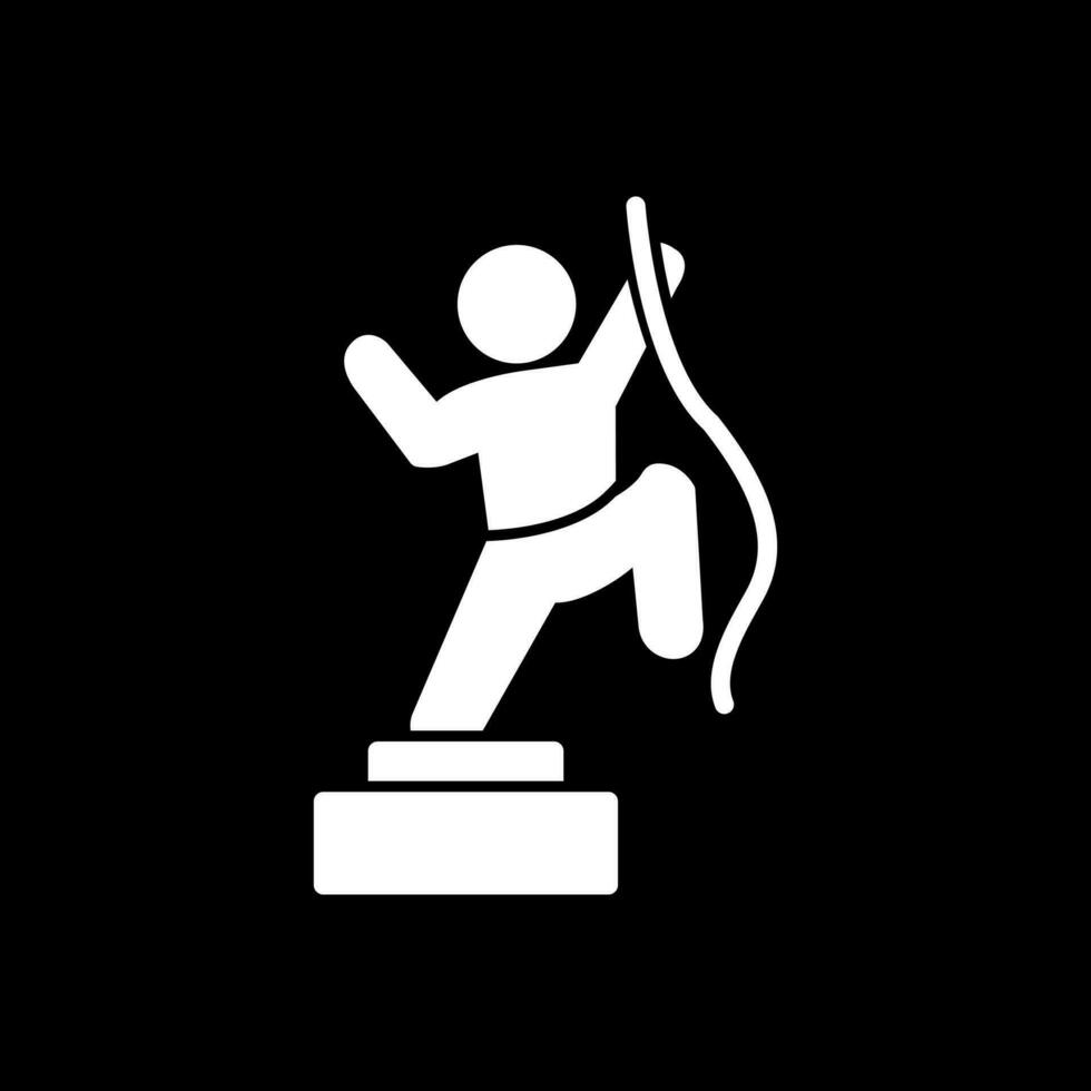 Climbing Vector Icon Design