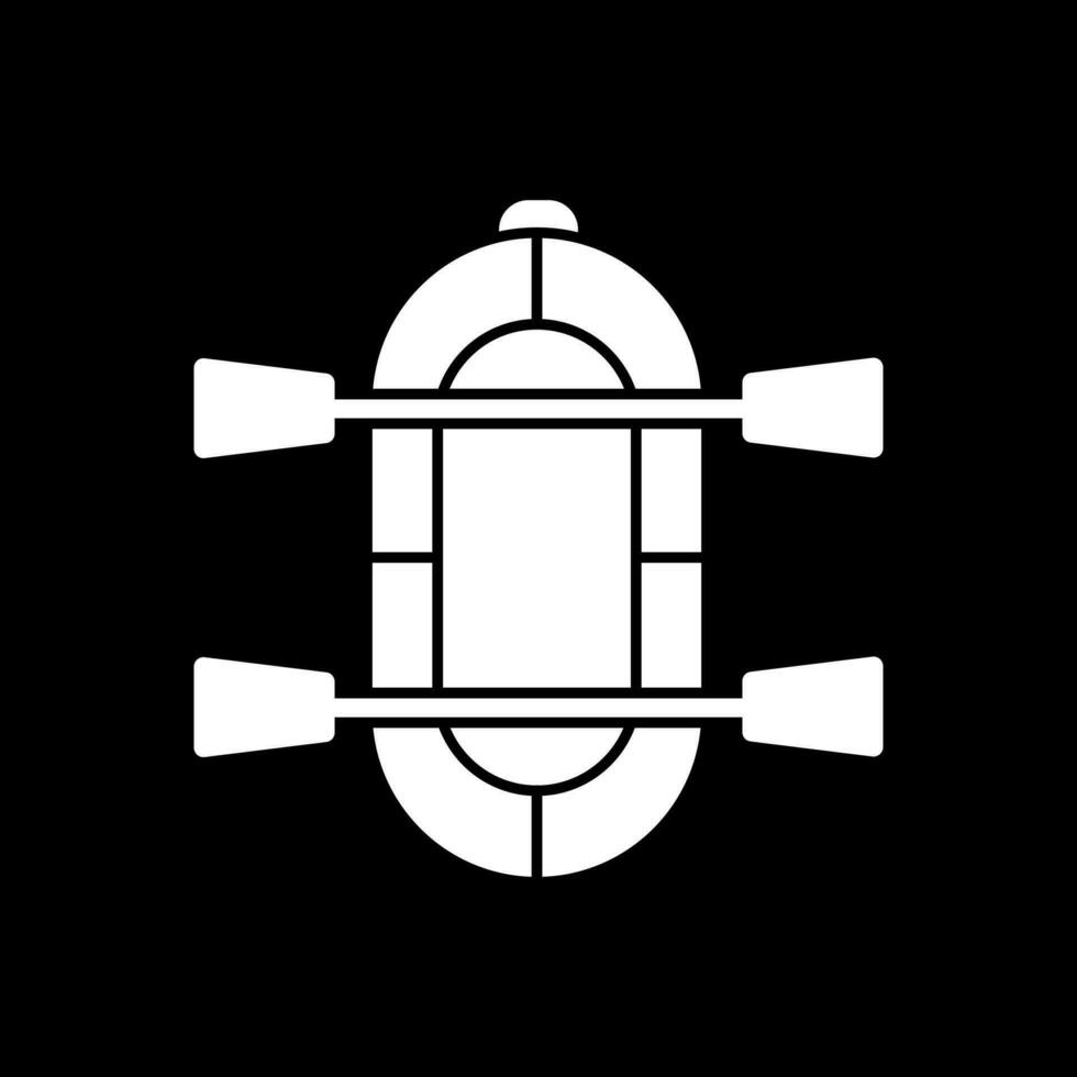 Rafting Vector Icon Design