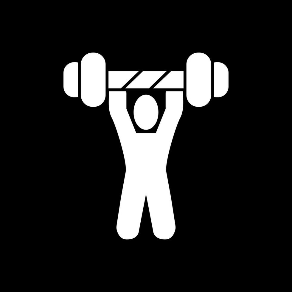 Weightlifting Vector Icon Design