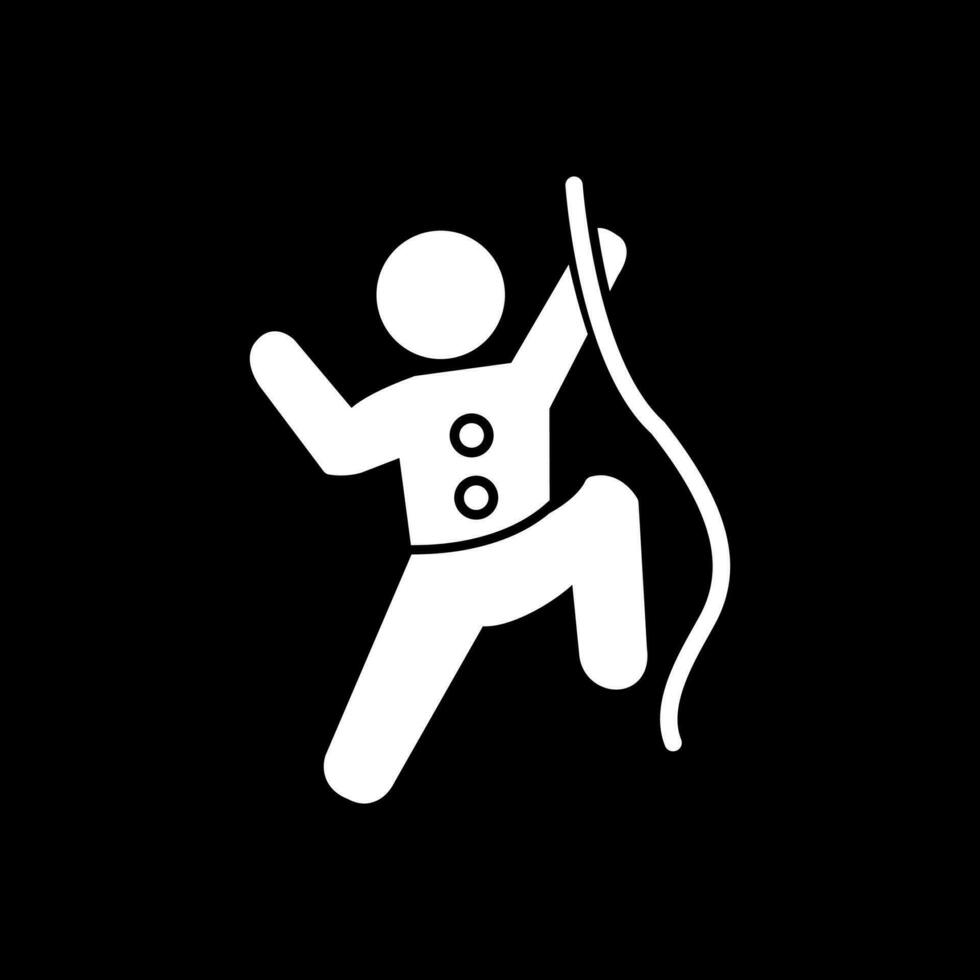 Climbing Vector Icon Design