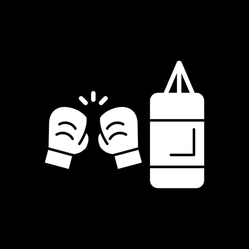 diseño de icono de vector de boxeo