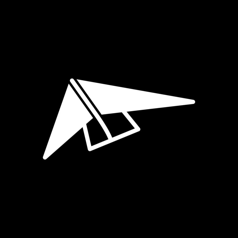 Hang gliding Vector Icon Design