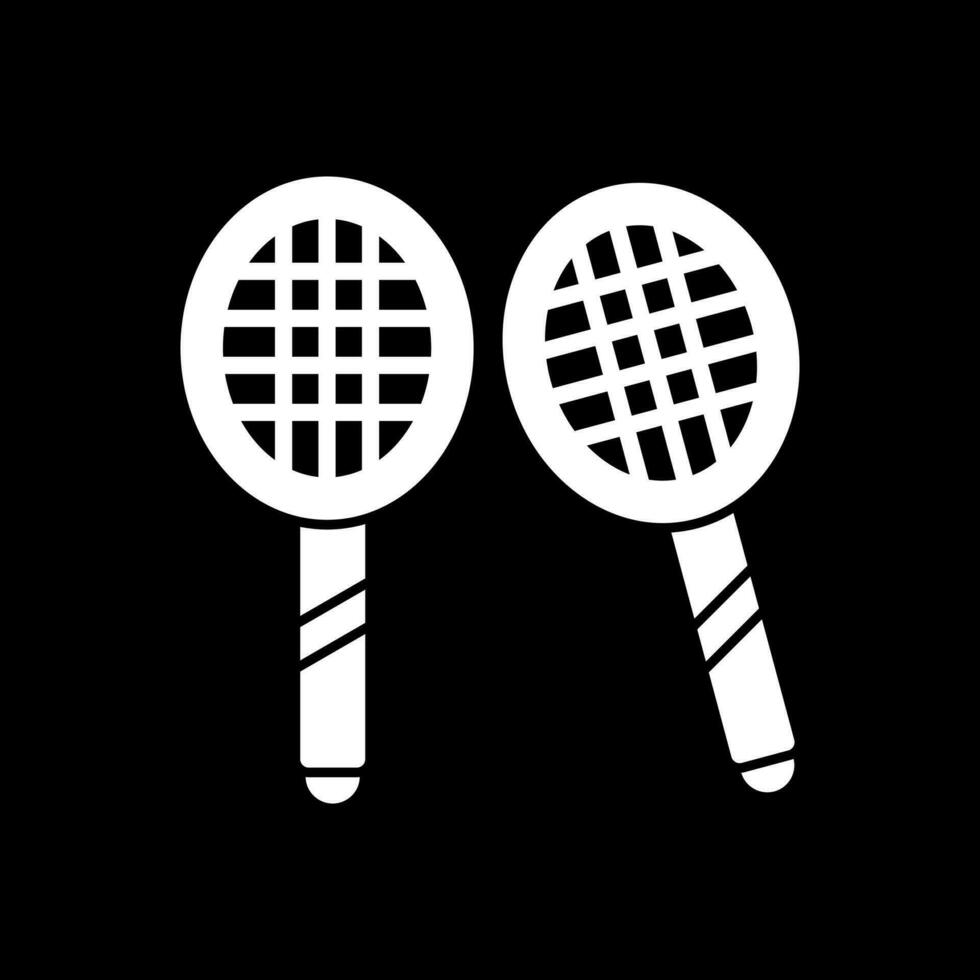 Badminton Vector Icon Design