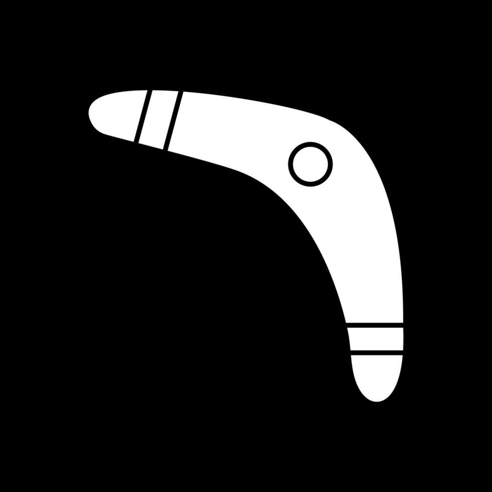 diseño de icono de vector de boomerang