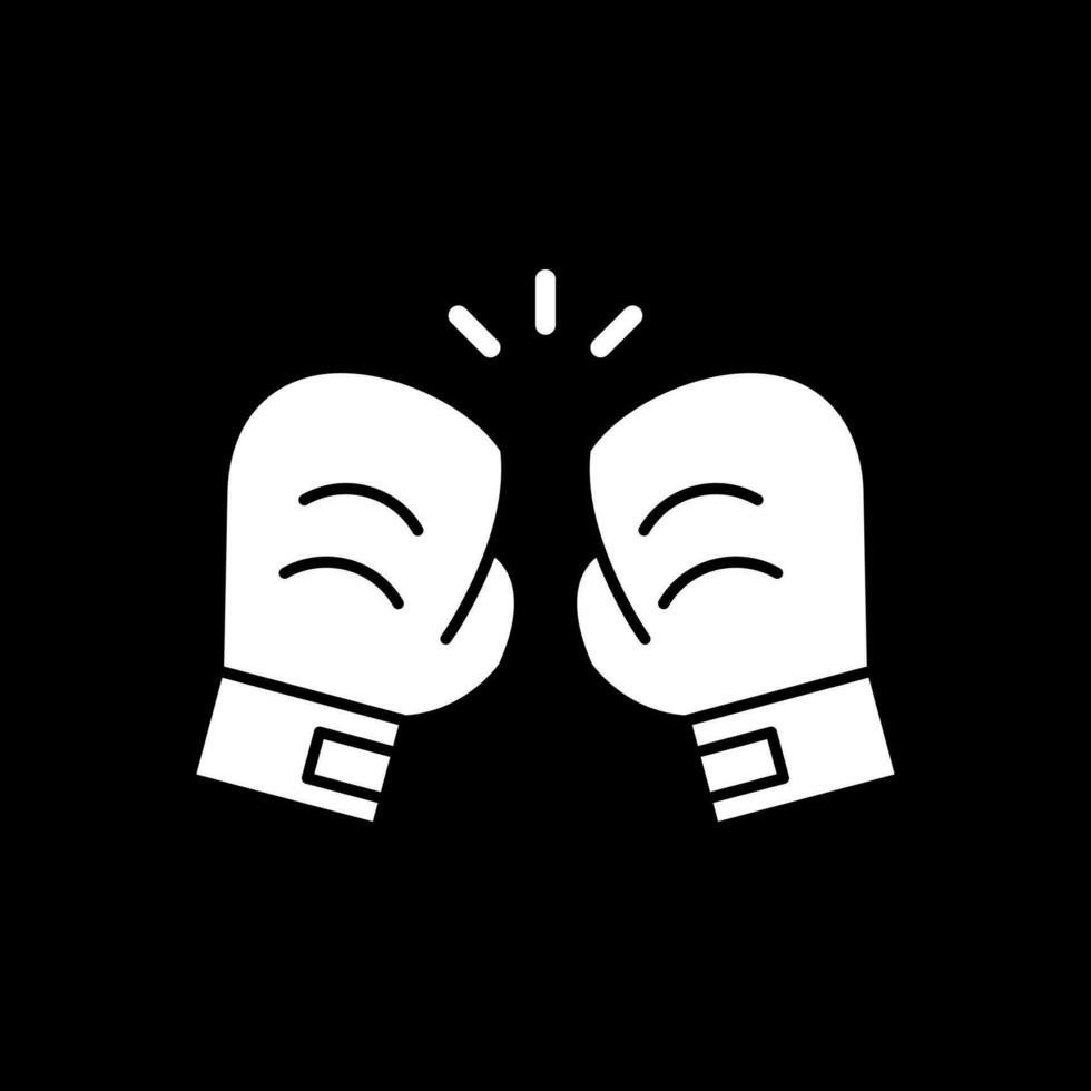 Boxing gloves Vector Icon Design