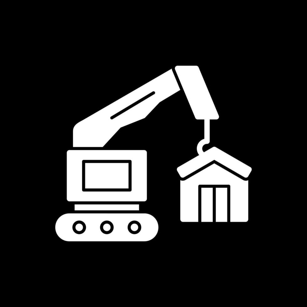 Construction site Vector Icon Design