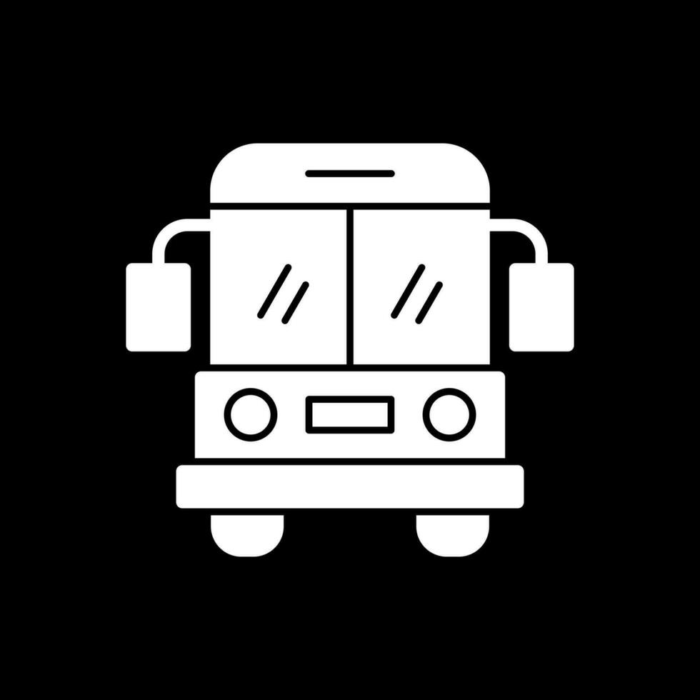 School bus Vector Icon Design