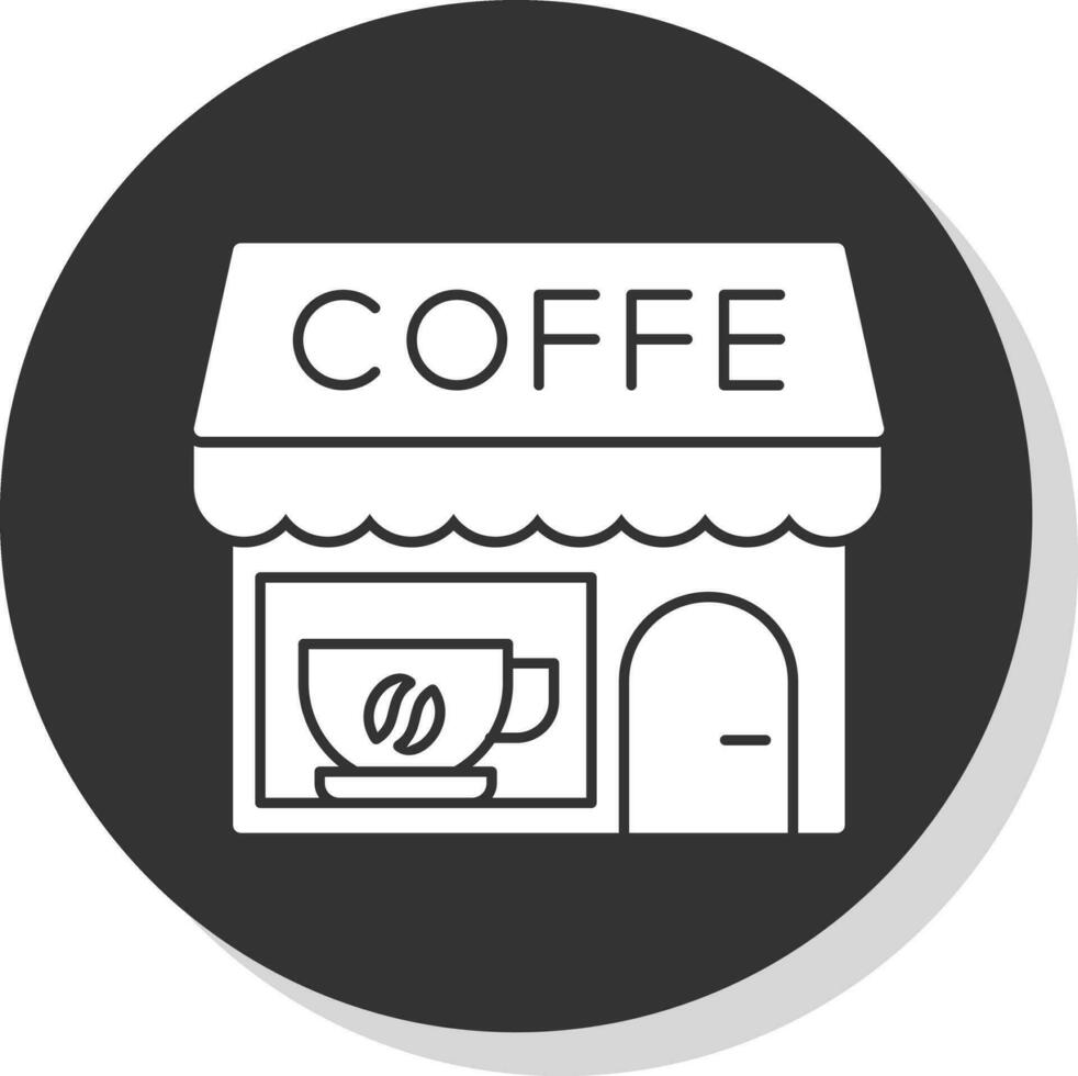 diseño de icono de vector de cafetería