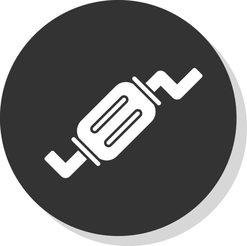 Exhaust pipe Vector Icon Design