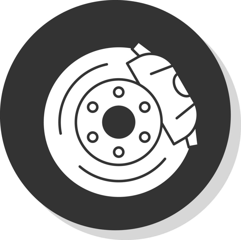 Brake disc Vector Icon Design
