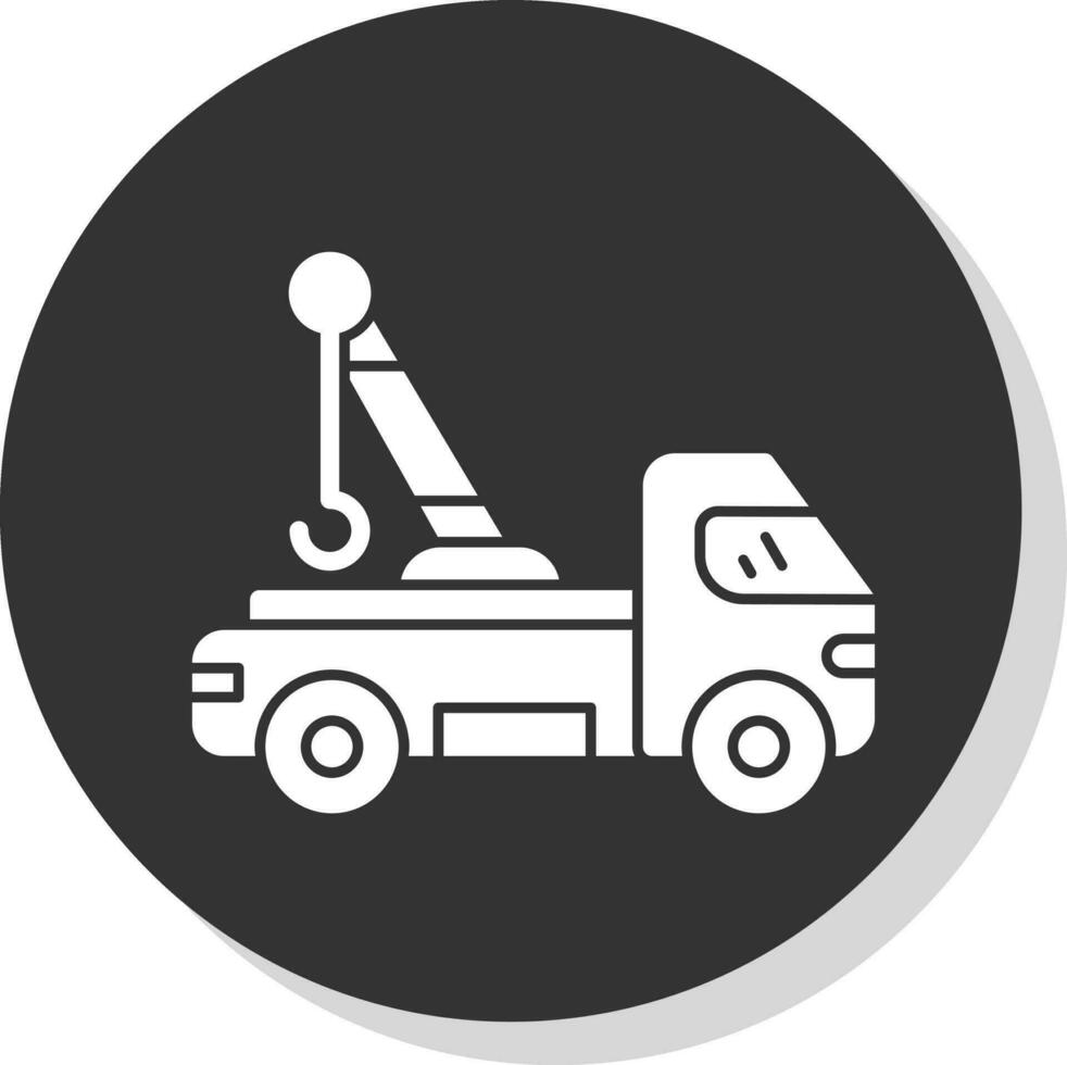 Tow truck Vector Icon Design