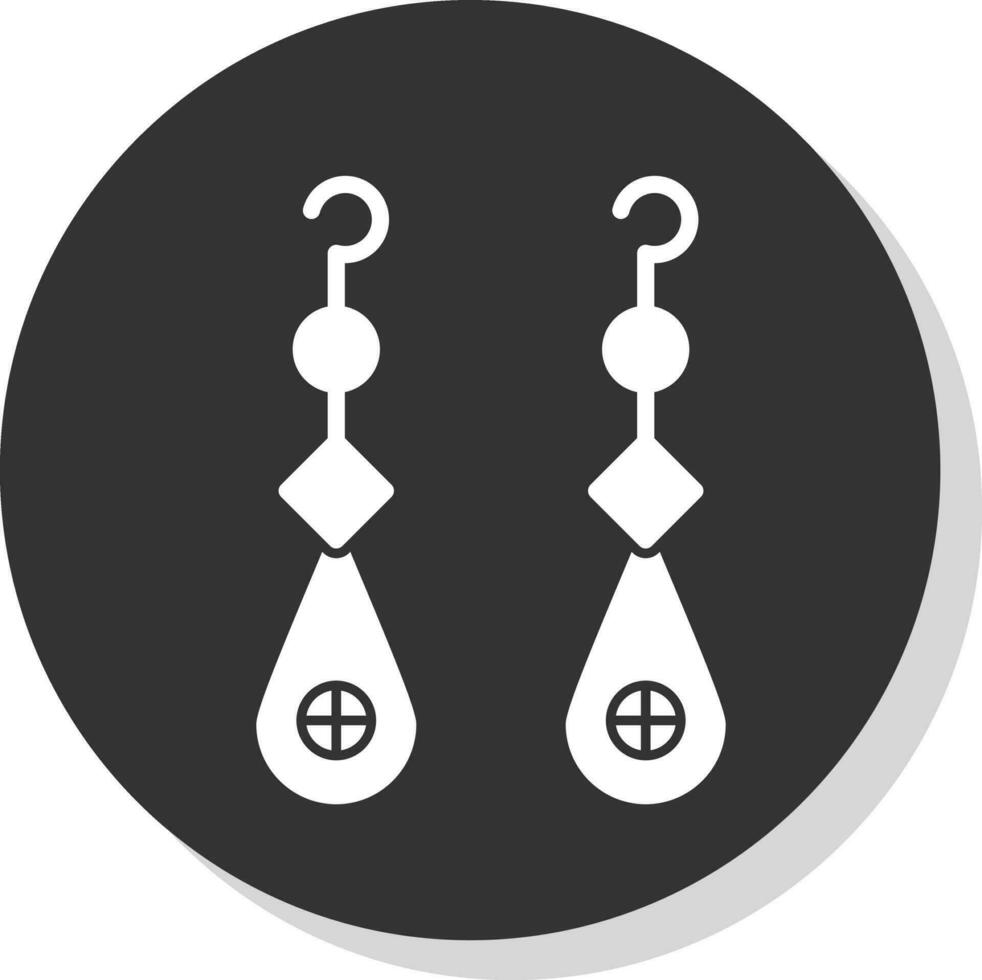 Earrings Vector Icon Design