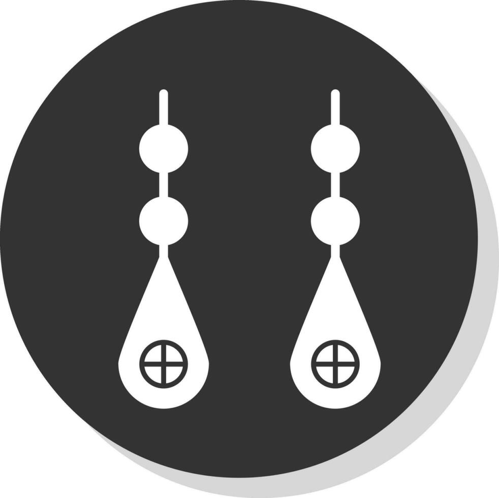 Earring Vector Icon Design