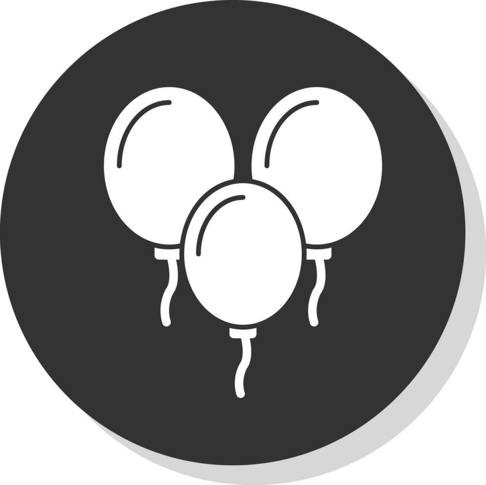 Balloons Vector Icon Design