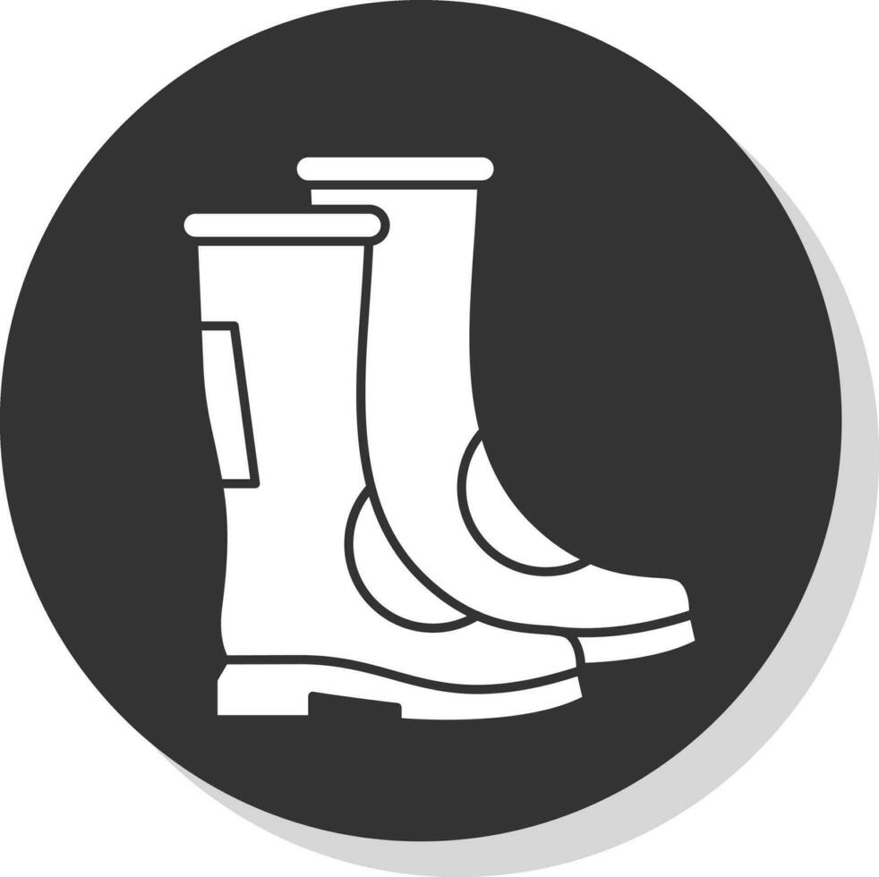 diseño de icono de vector de botas