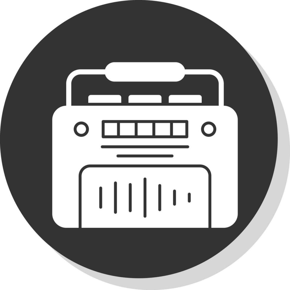 Radio Vector Icon Design