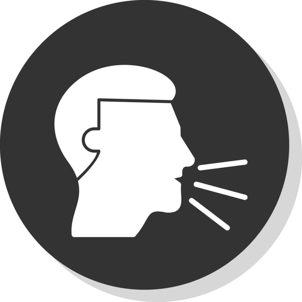 Cough Vector Icon Design