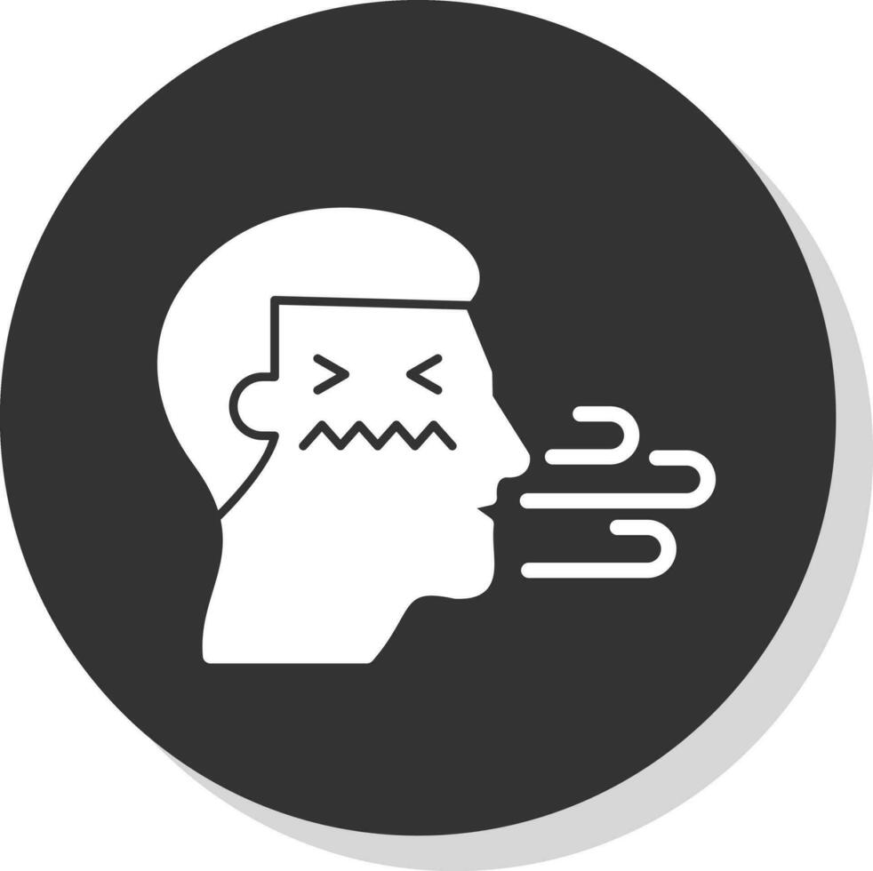 Bad breath Vector Icon Design