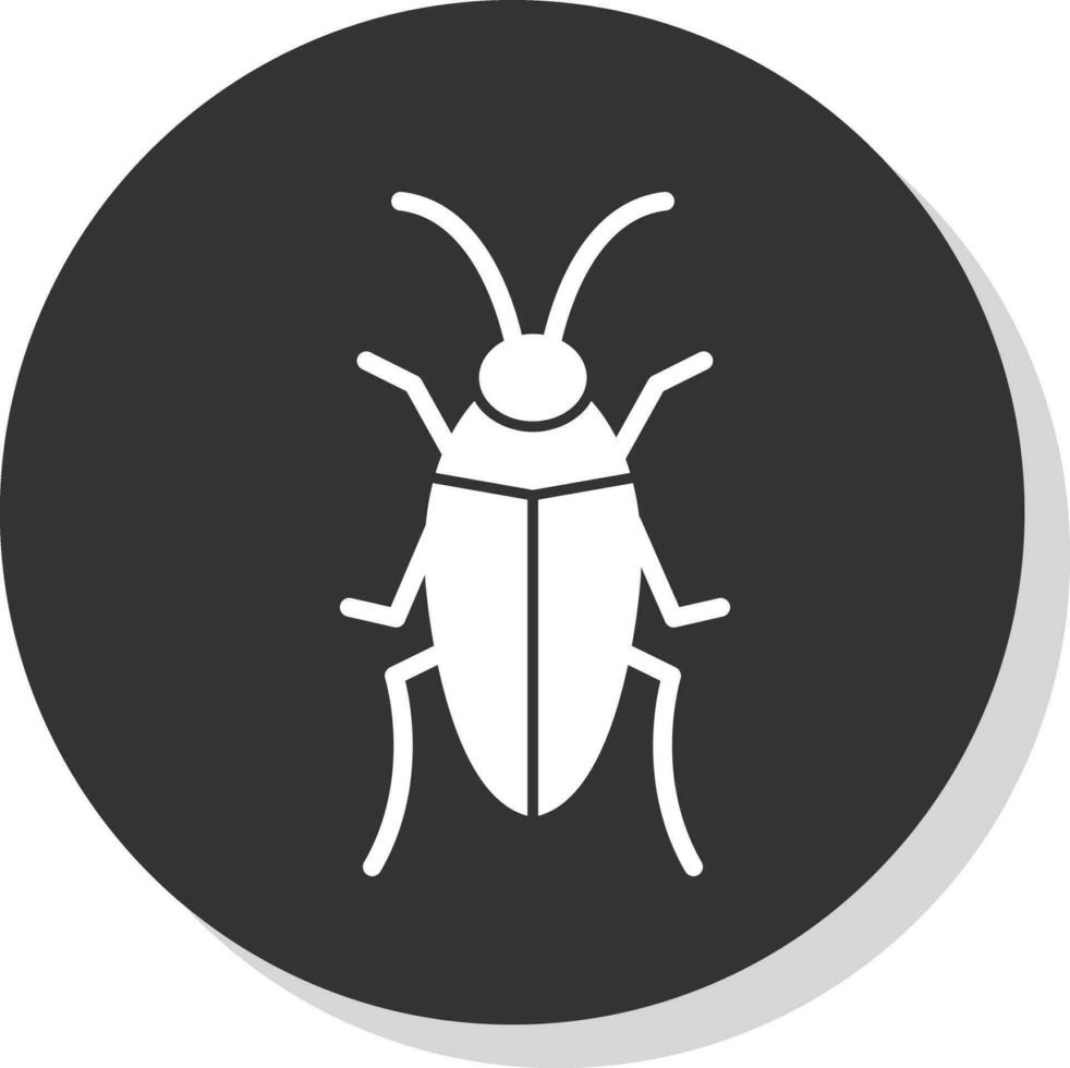 Cockroach Vector Icon Design