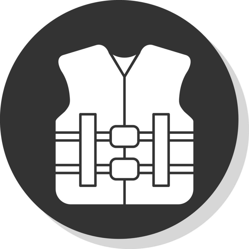 Life jacket Vector Icon Design