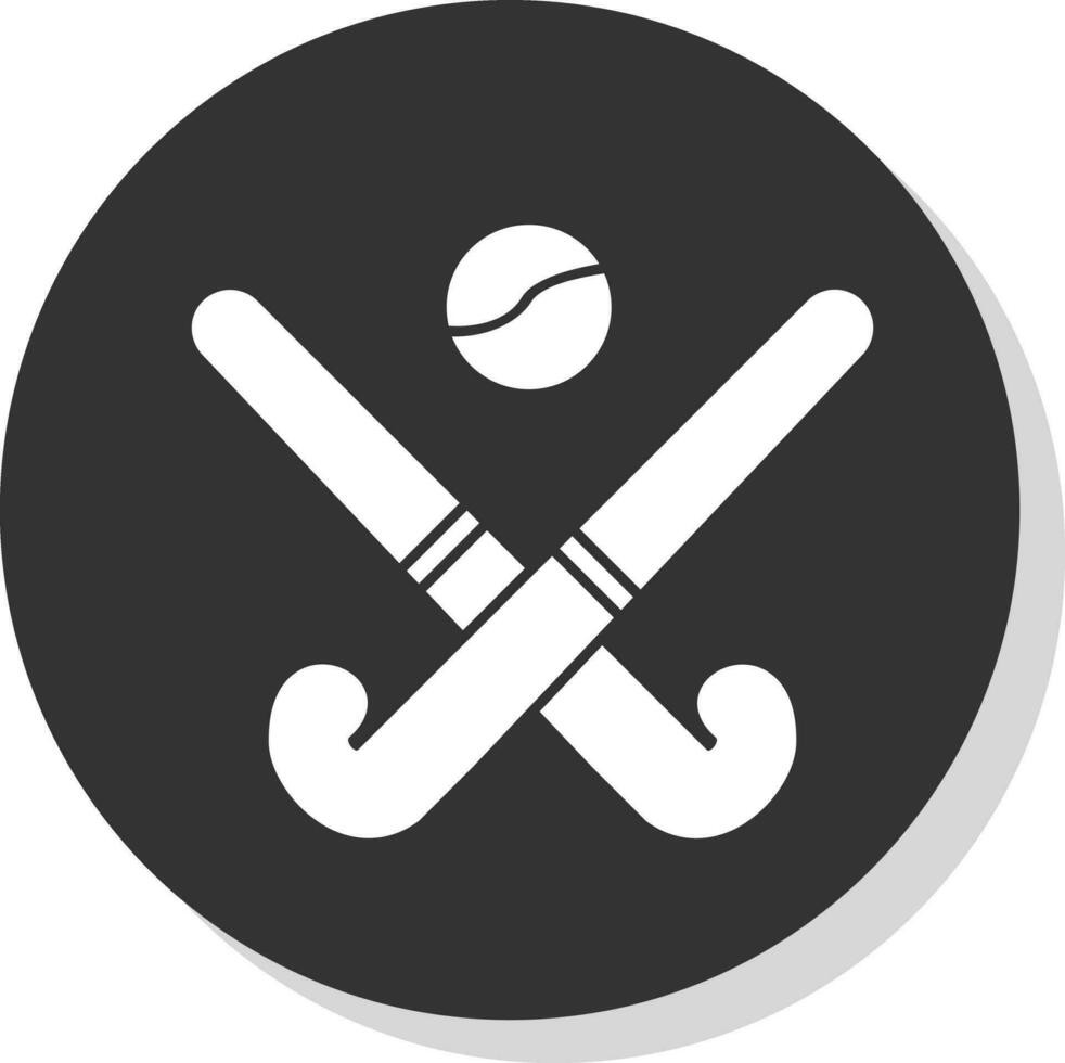 diseño de icono de vector de hockey