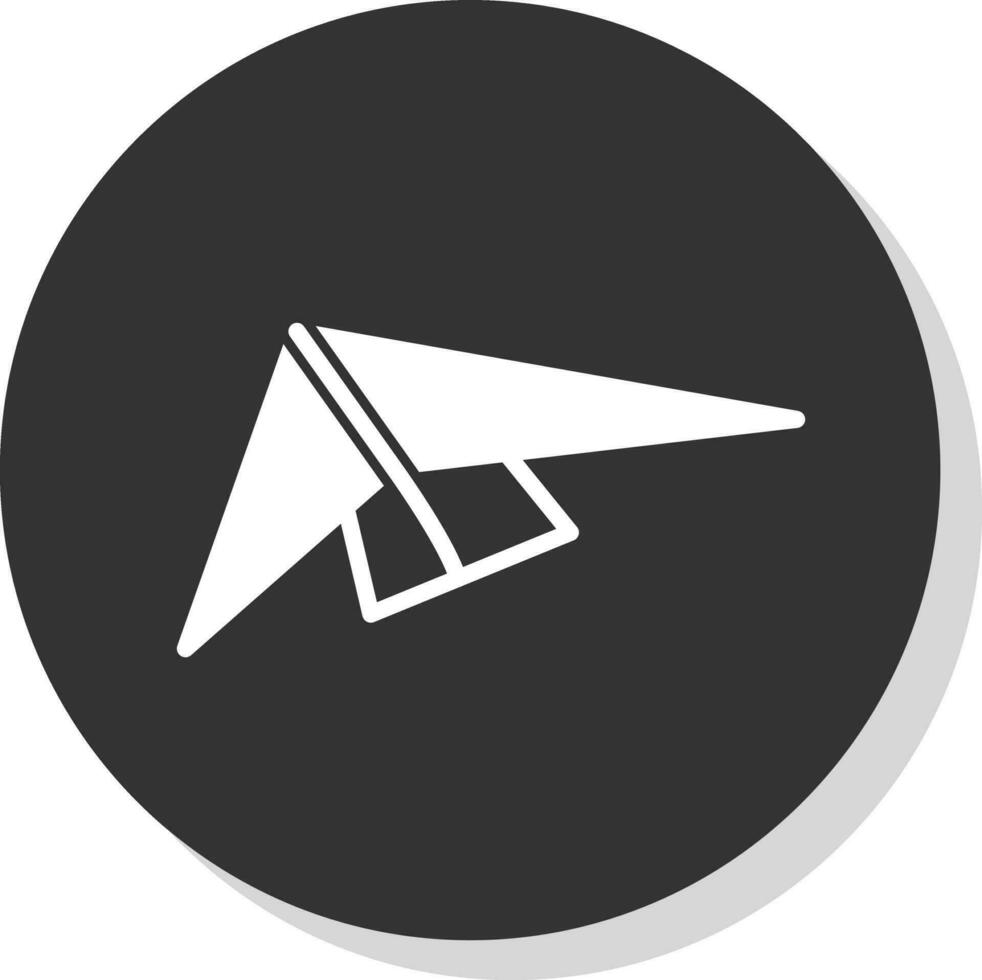 Hang gliding Vector Icon Design