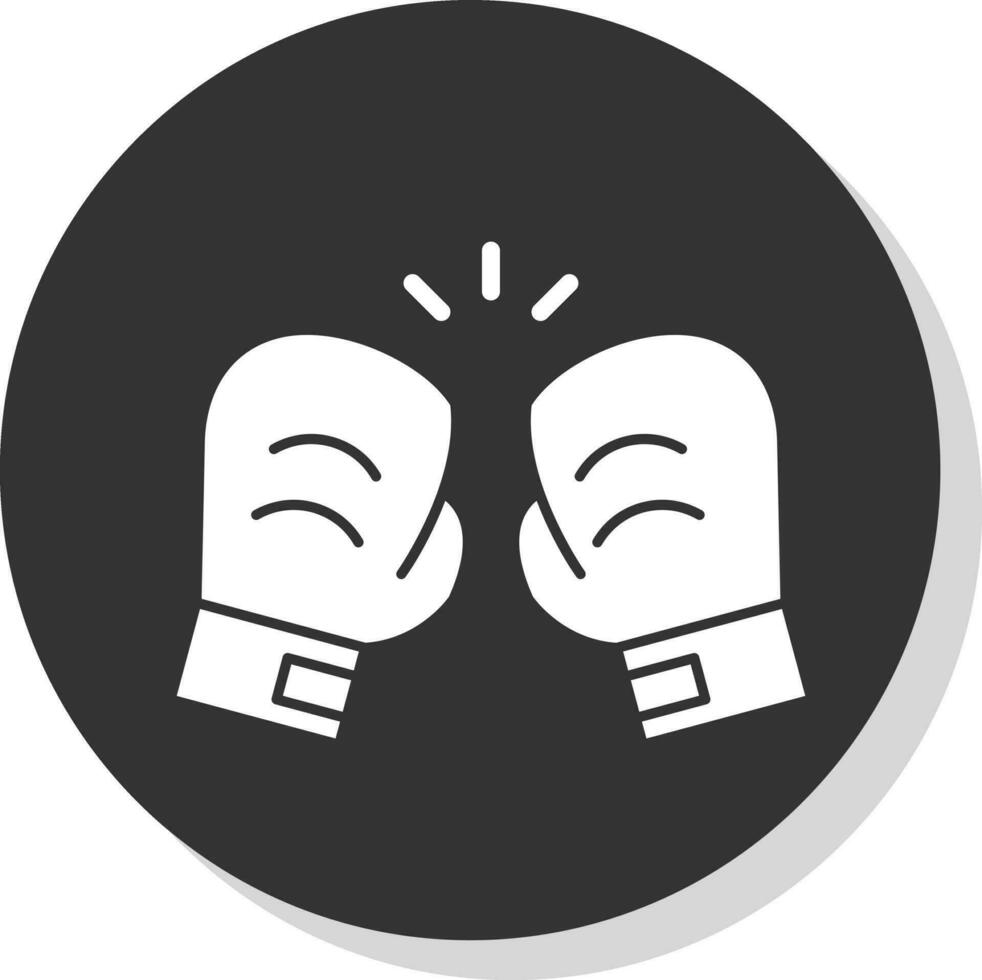 Boxing gloves Vector Icon Design