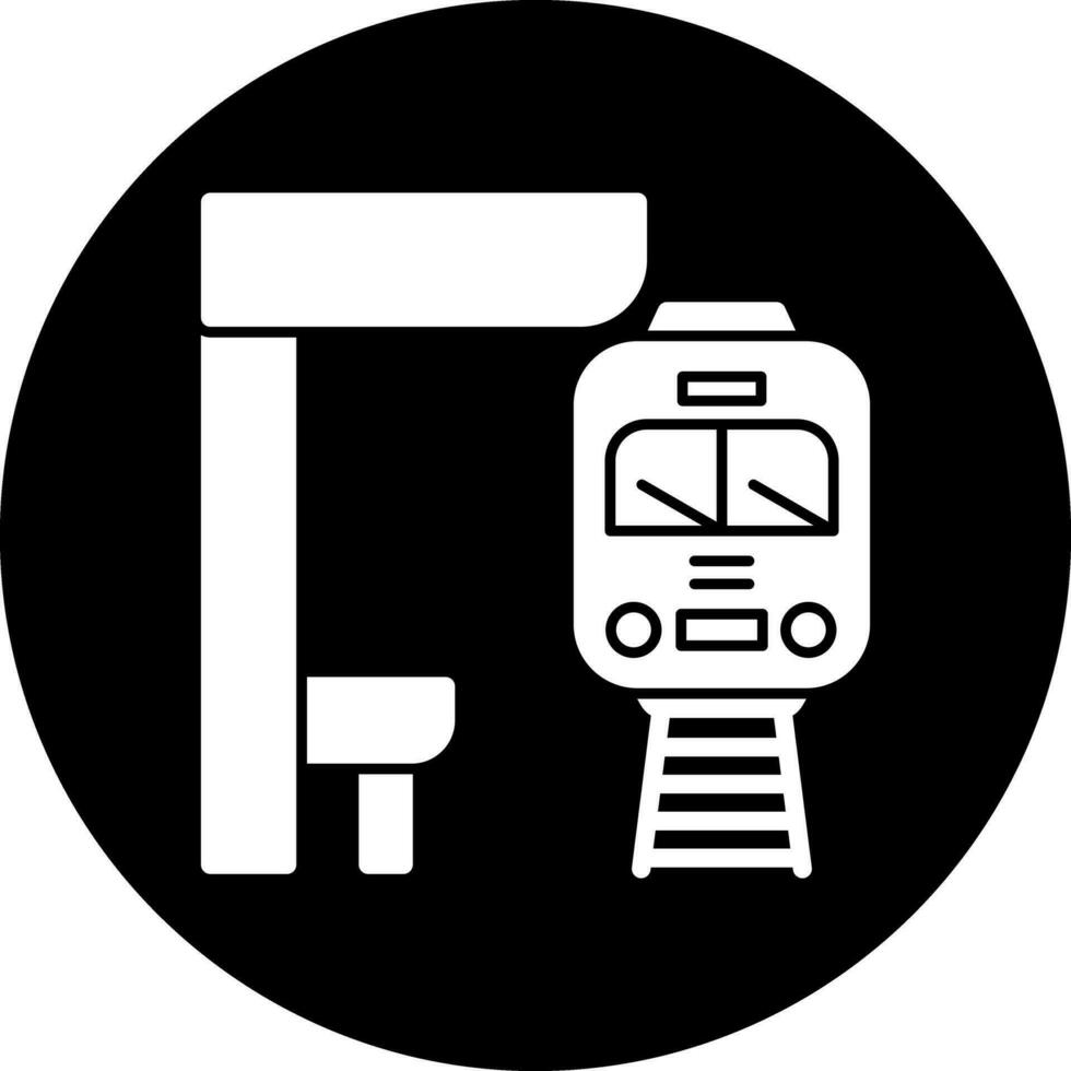 diseño de icono de vector de metro