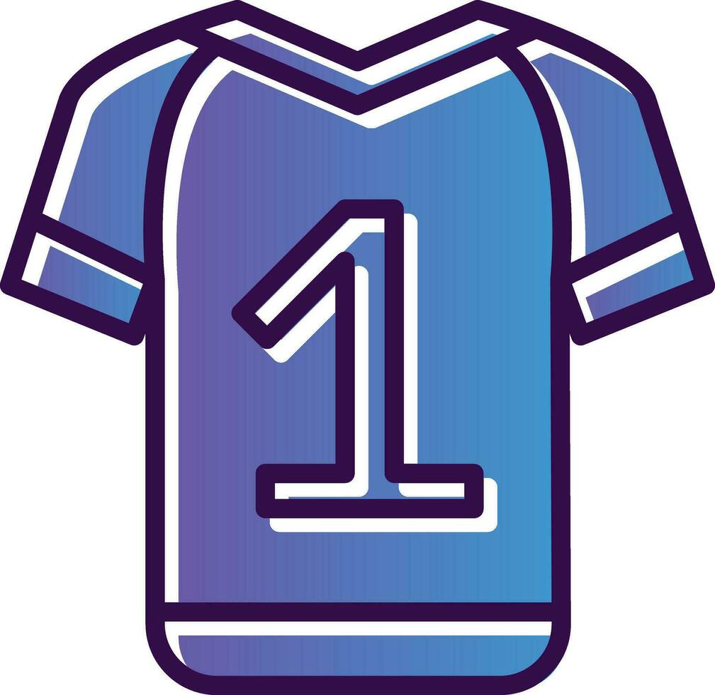 Soccer jersey Vector Icon Design