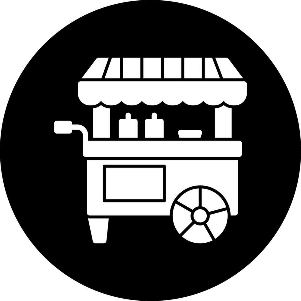 diseño de icono de vector de carrito de comida