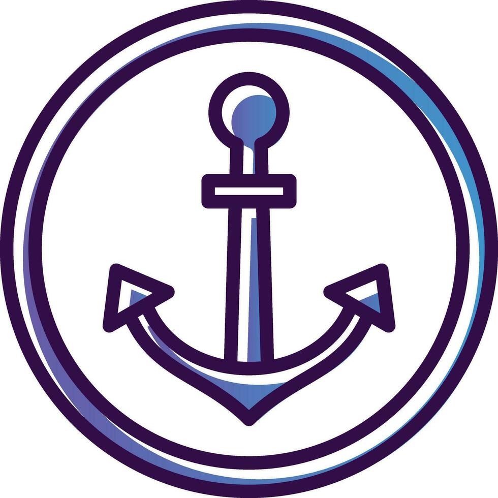 Anchor Vector Icon Design