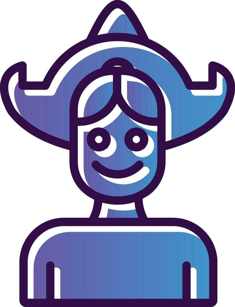 Dutch woman Vector Icon Design