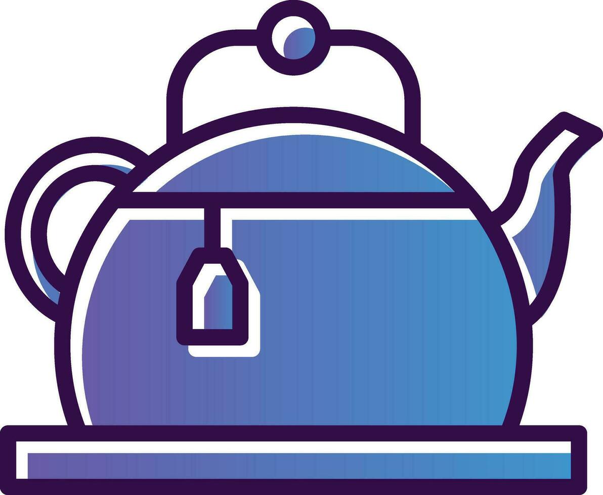 Teapot Vector Icon Design