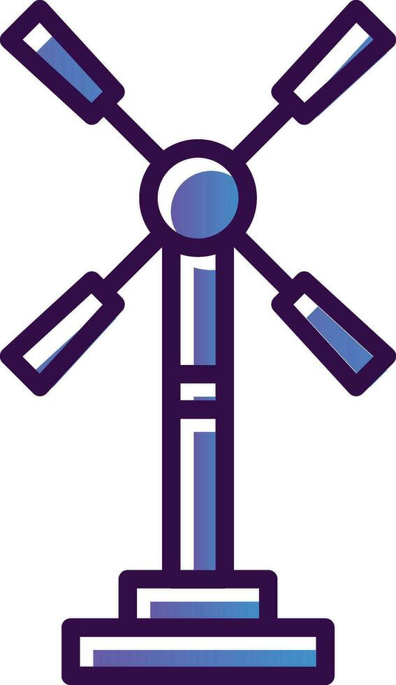 Windmill Vector Icon Design