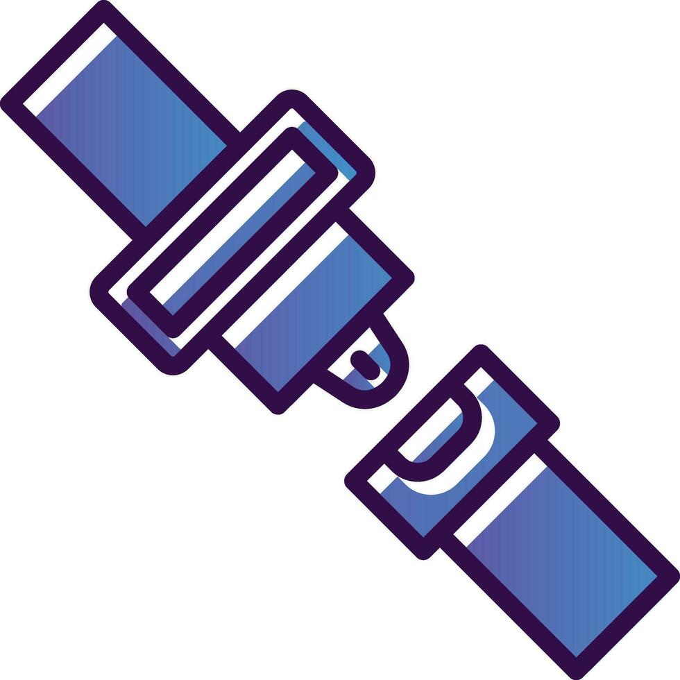 Seat belt Vector Icon Design