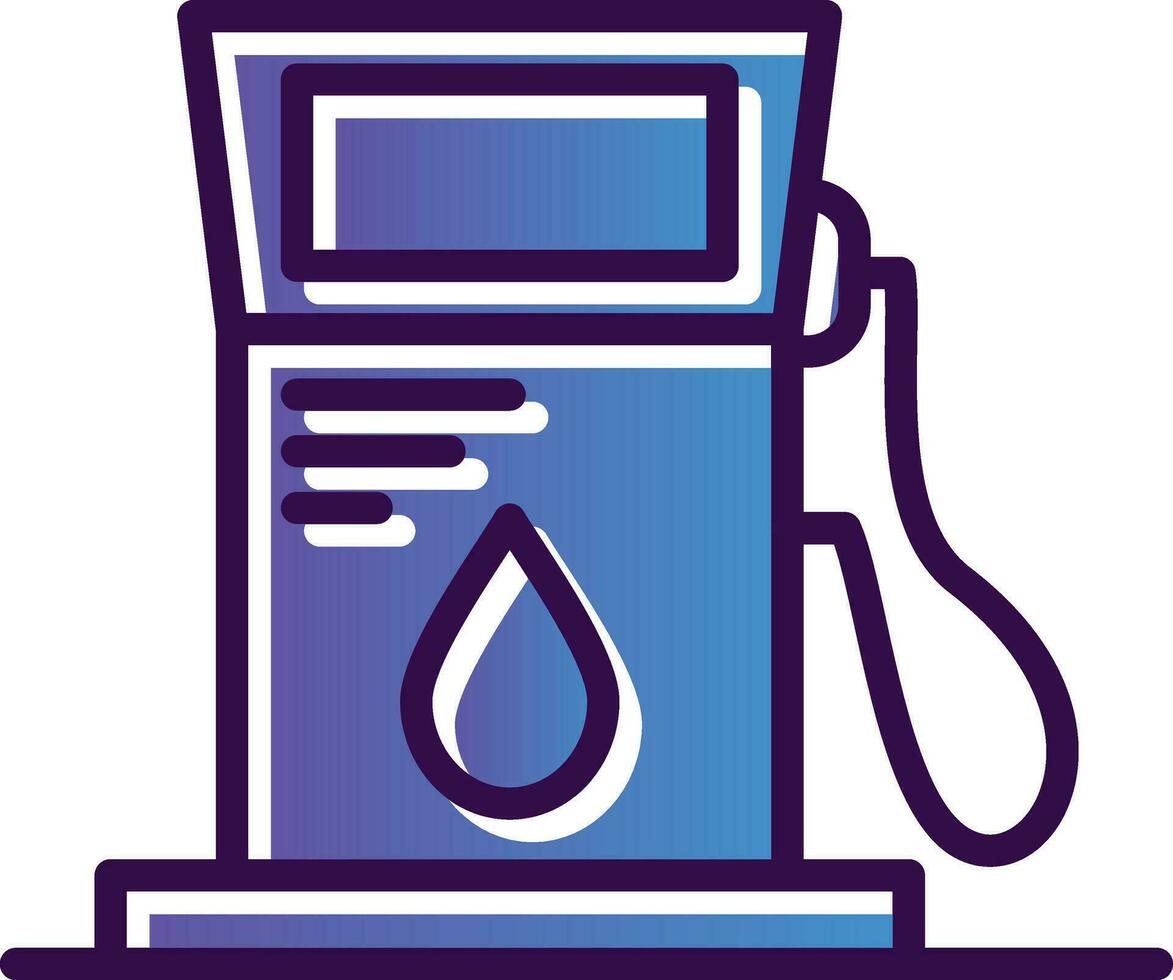 Gas station Vector Icon Design