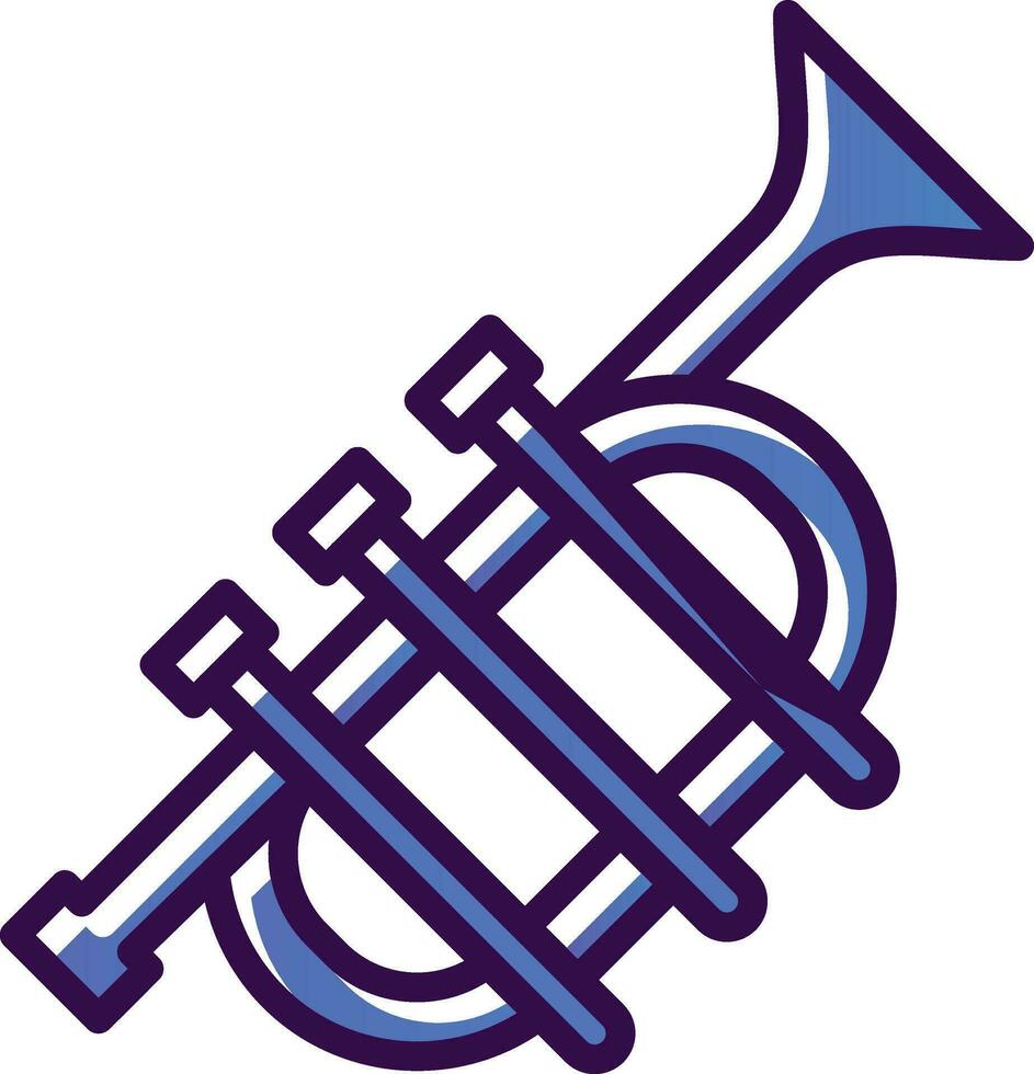 Trumpet Vector Icon Design