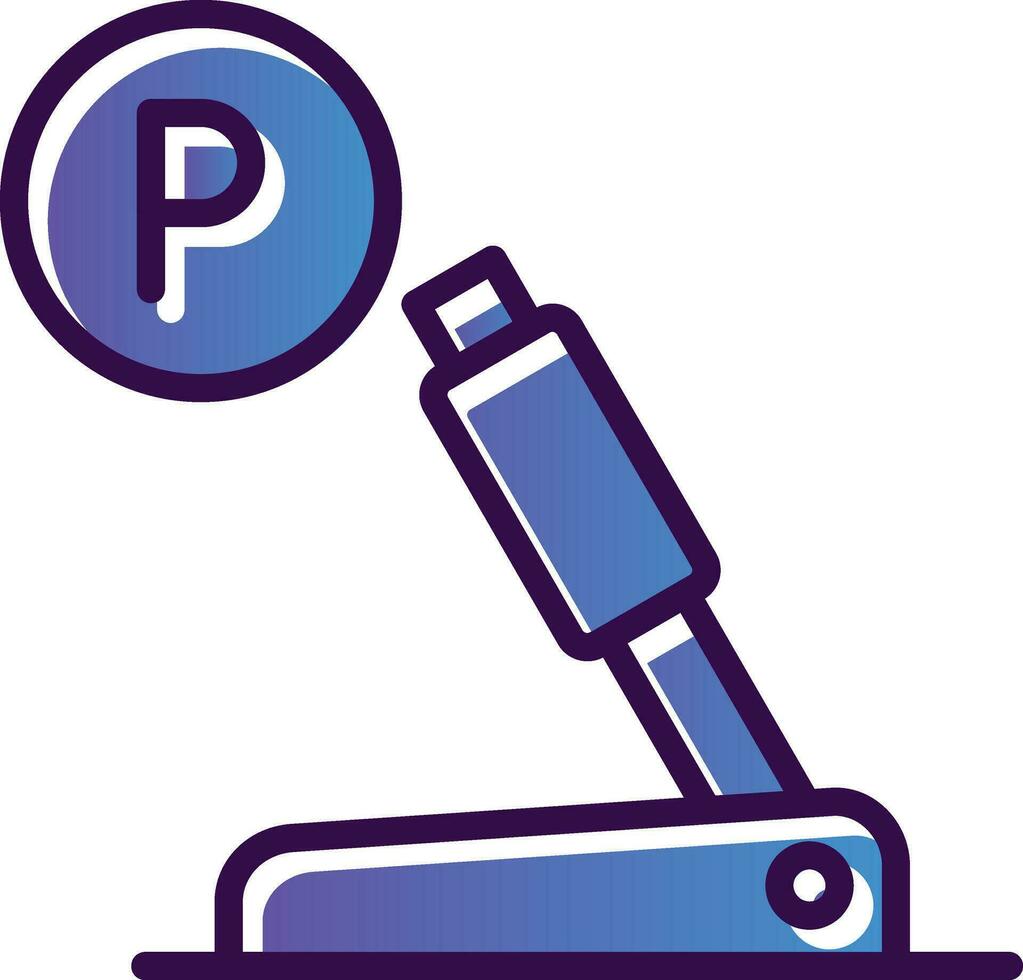 Parking brake Vector Icon Design