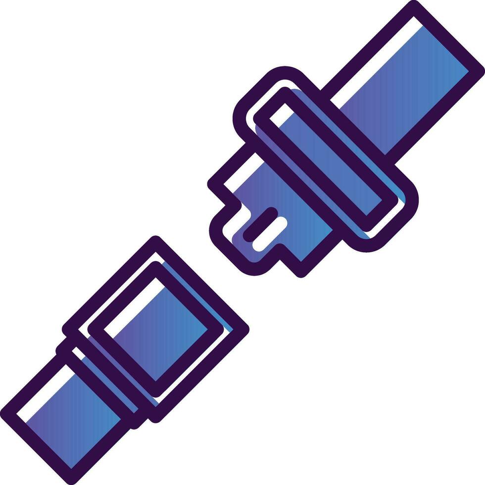 Seat belt Vector Icon Design