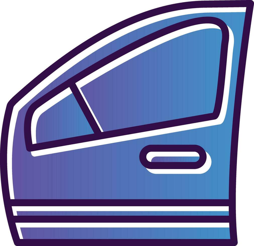 Car door Vector Icon Design