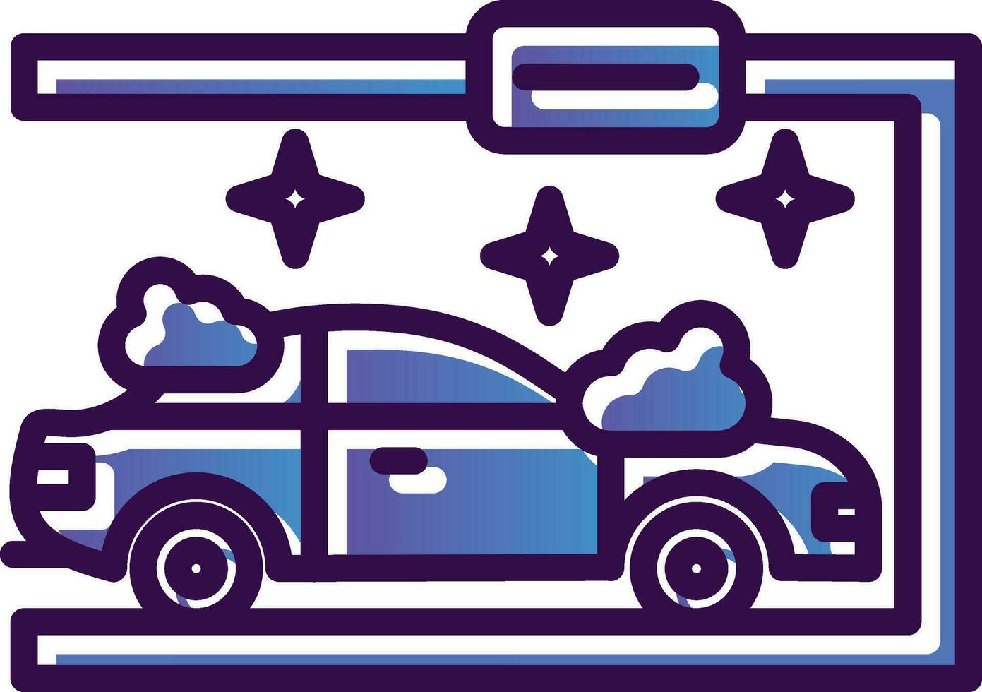 Car painting Vector Icon Design
