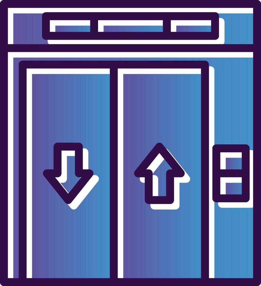 Elevator Vector Icon Design