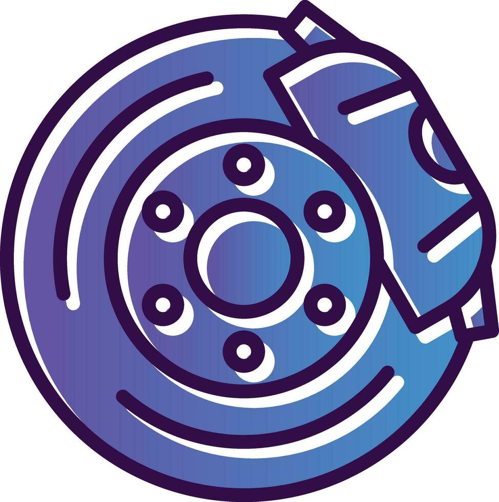 Brake disc Vector Icon Design