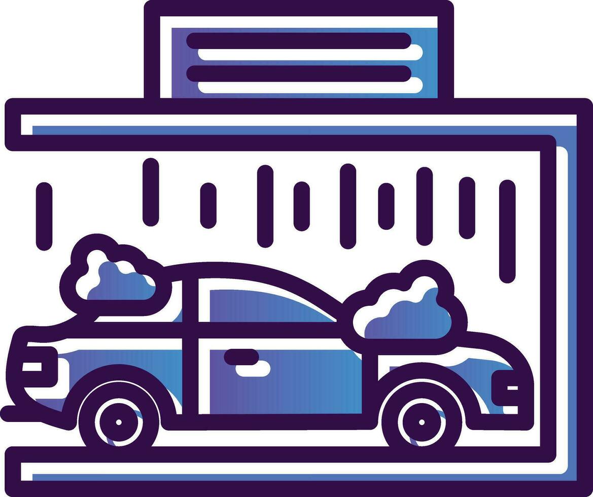 Car wash Vector Icon Design