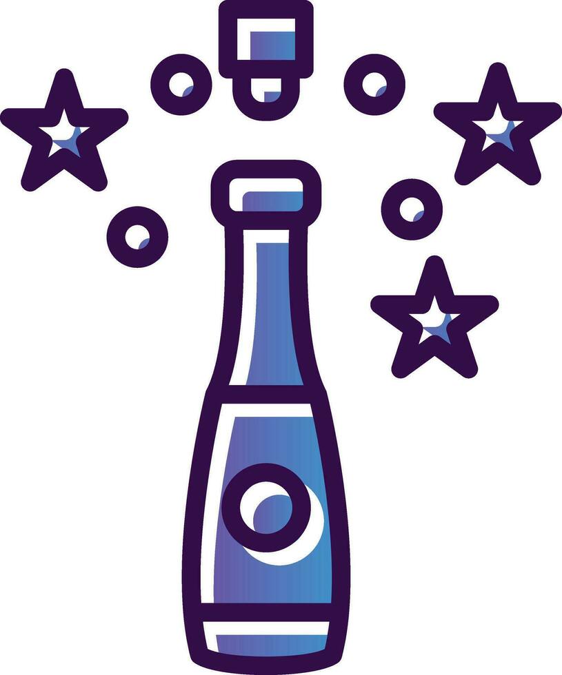 Champagne Vector Icon Design