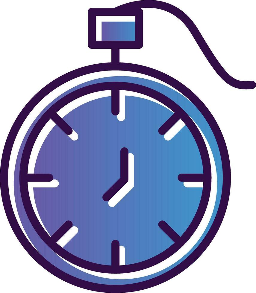 Pocket watch Vector Icon Design