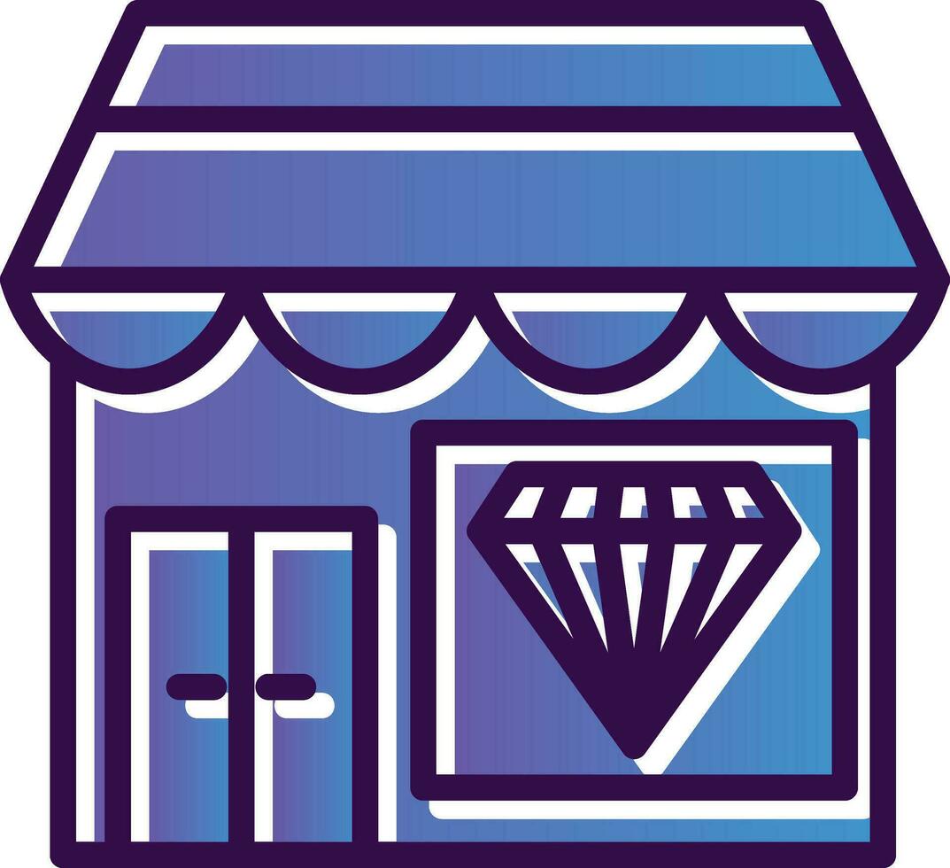 Jewelry shop Vector Icon Design